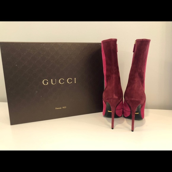 Brand new Gucci suede heel boots - Picture 2 of 8